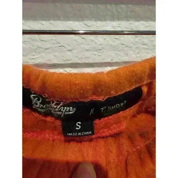 Orange Brooklyn shorts sz small - Picture 2 of 3